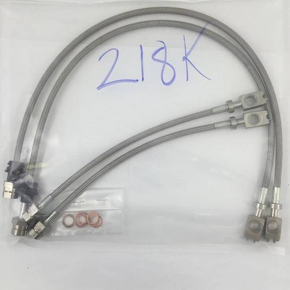 AUTOTECH STAINLESS BRAIDED BRAKE LINES MK6 W/ 272mm 4 PIECE