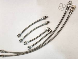 Autotech - Autotech Stainless Braided Brake Lines - A3 VR6 1996-99 (6 line set)