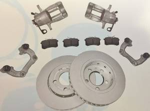 OEM REAR VENTED DISC BRAKE CONVERSION MK4 256mm - BASE KIT