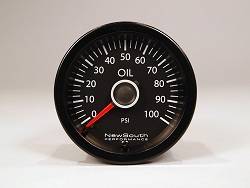 NewSouth MK6 MK7 VW White 100 PSI Oil Pressure Gauge