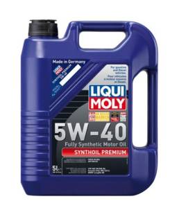 LiquiMoly 5W40 Synthetic Motor Oil 5 liter
