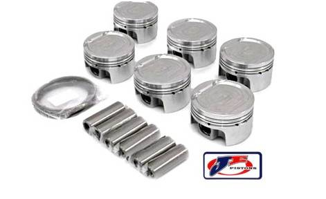 JE Forged Piston Set, 82mm Bore, 9:1 CR, 2.8L VR6 (AAA) **SPECIAL ORDER**