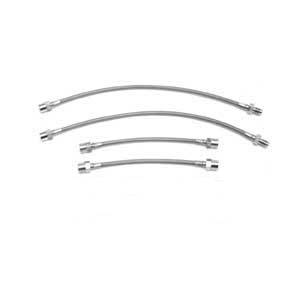 Autotech - Autotech Stainless Braided Brake Lines - A3 w/drum rear (4 line set)