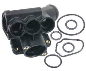 Engine - OEM Parts - VR6 OEM Thermostat Housing Kit w/ ring seals