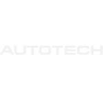 Autotech - AUTOTECH DIE-CUT DECAL LOGO STICKER 1/2x6" WHITE - Image 2