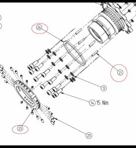 Spare Drexler Thrust Pin Formula Student  DSD-240-950-0009 (#21)