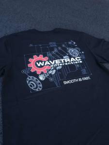 Wavetrac - Wavetrac 'Smooth is Fast' T-Shirt Black (med/large/XL) - Image 2