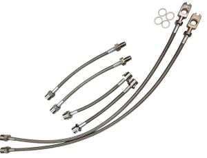 Autotech Stainless Braided Brake Lines - A3 VR6 1996-99 (6 line set)